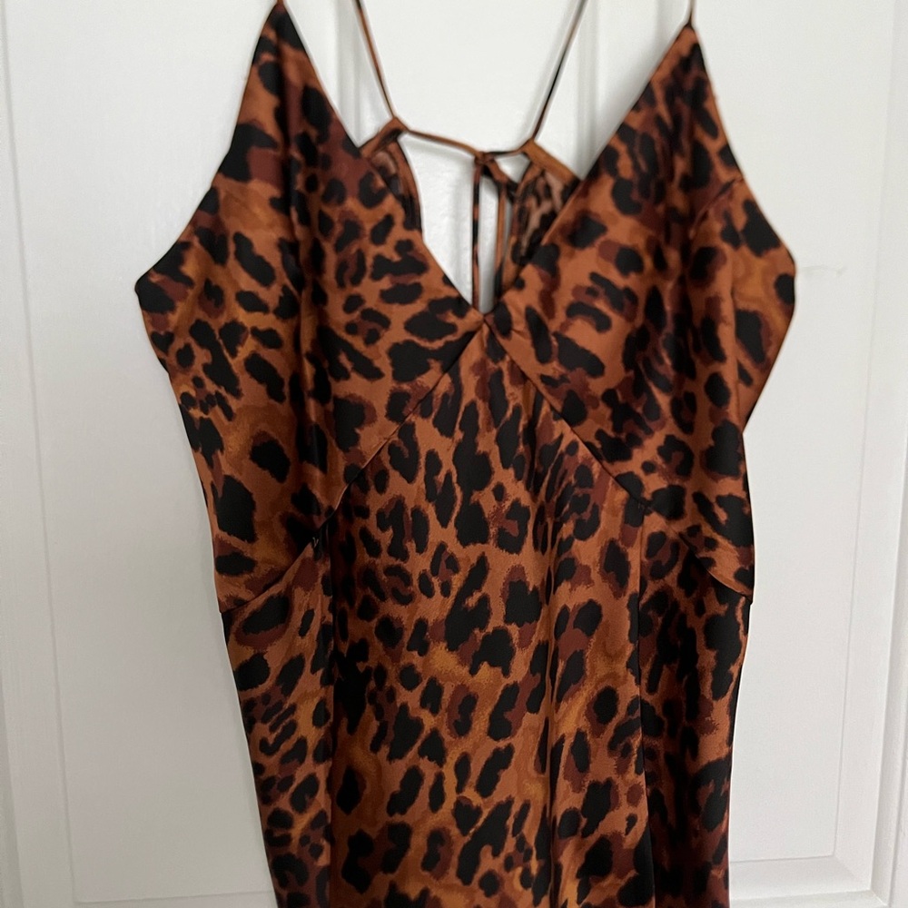 A New Day Brown Camisole Wrap Tie Front